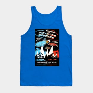 Earth Vs. The Flying Saucers (Starry Night) Tank Top